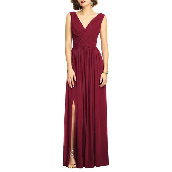 Dessy Collection Dresses & Skirts - LAST CHANCE SALE Dessy Collection Surplice Chiffon dress